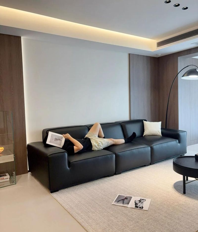 我天啊！90㎡意式极简新家，不小心装成了大平层豪宅，太高级了！ - 家居知识