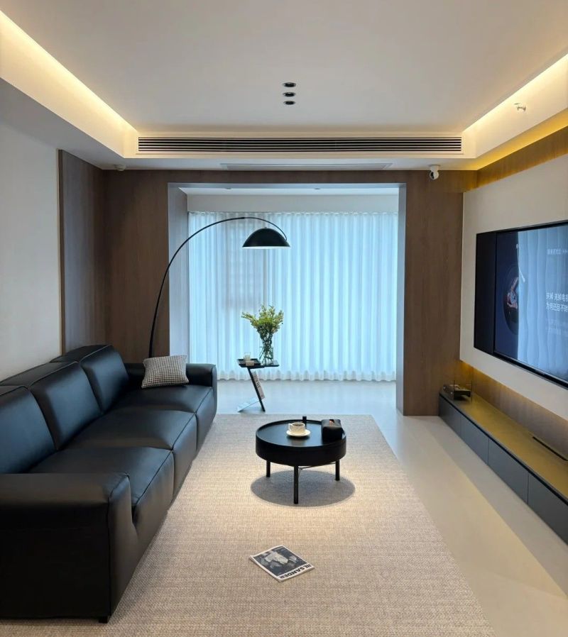 我天啊！90㎡意式极简新家，不小心装成了大平层豪宅，太高级了！ - 家居知识