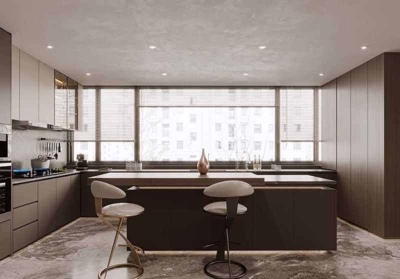 253㎡意式轻奢装修|优雅是底色，奢华藏在肌理里 - 家居知识