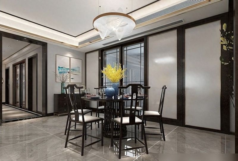 175㎡新中式客厅,大气与韵味的完美融合 175平米的新中式风格,看到客厅后,被深深吸引,大气和韵味并存 - 家居知识