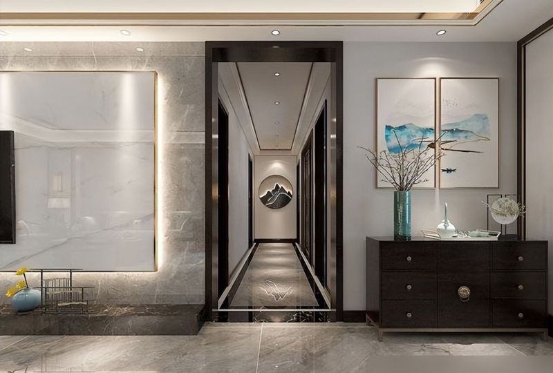 175平米的新中式风格，看到客厅后，被深深吸引，大气和韵味并存 - 家居知识