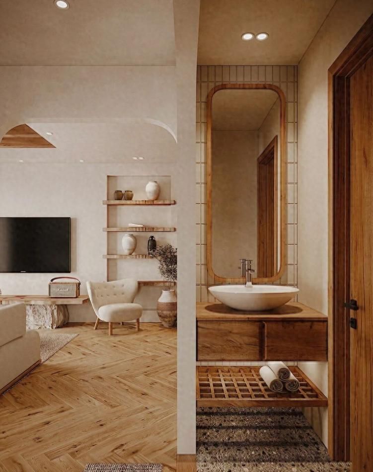 100㎡侘寂风佛系家，下班即享慵懒治愈时光