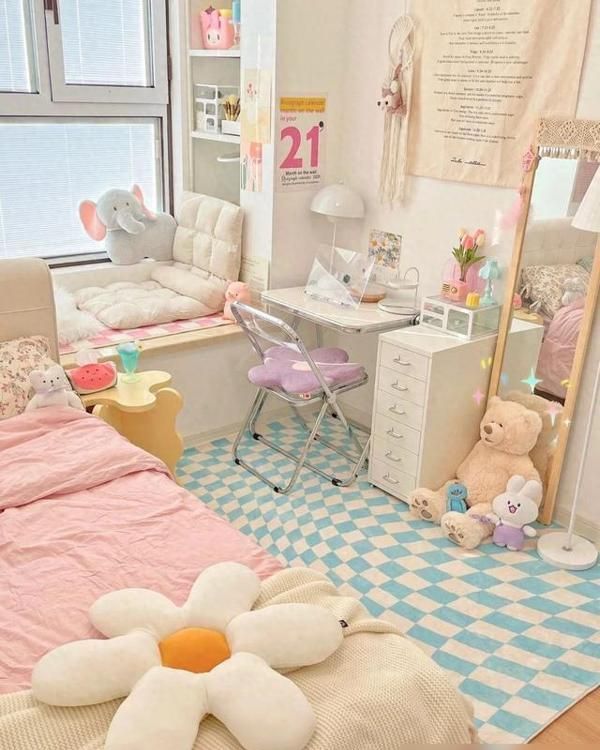 INS风卧室｜敲温柔的奶油少女心小屋，独居女生的幸福小天地 - 家居知识