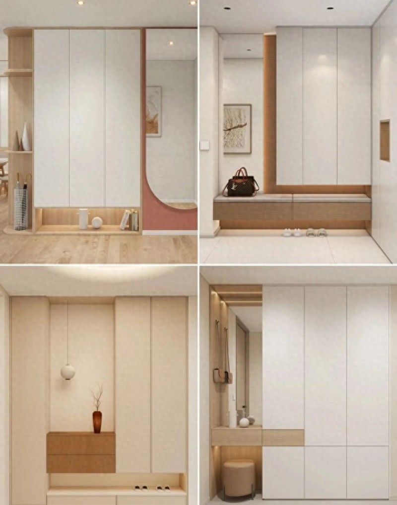 26款高颜值入户玄关设计，收纳翻倍！