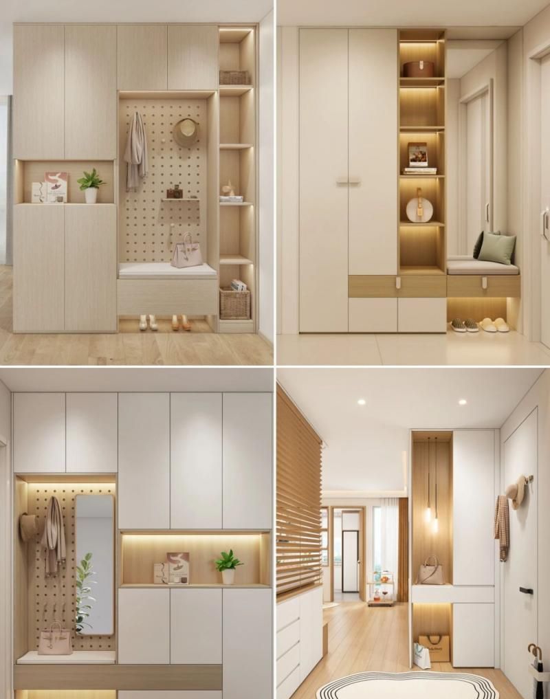 全友案例合集丨26款高颜值入户玄关设计，收纳翻倍！ - 家居知识