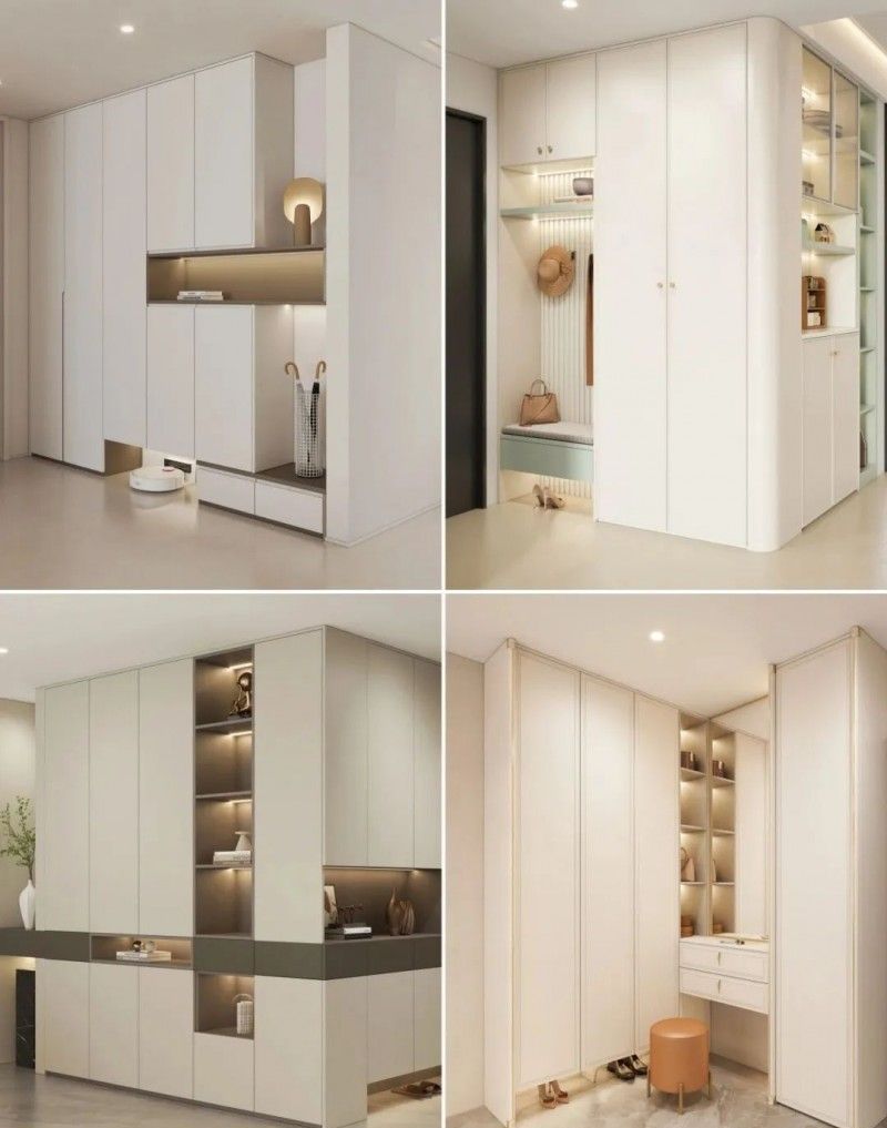 全友案例合集丨26款高颜值入户玄关设计，收纳翻倍！ - 家居知识