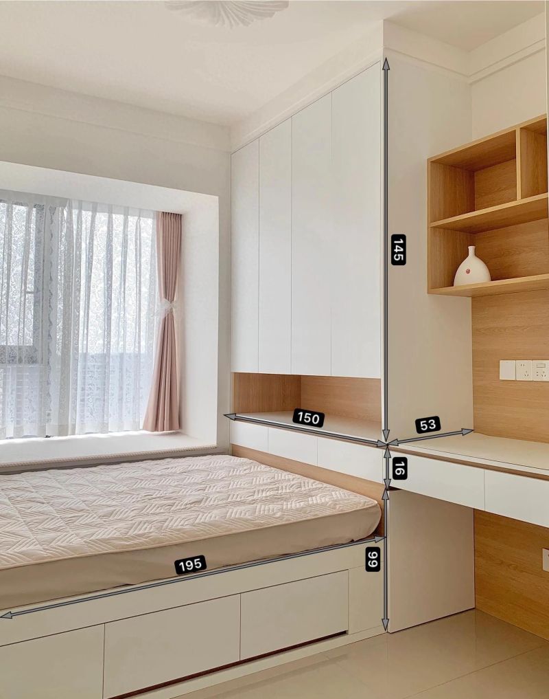 20款实用榻榻米床尺寸大全,总有一款适合你家! 20款榻榻米床(带尺寸) - 家居知识