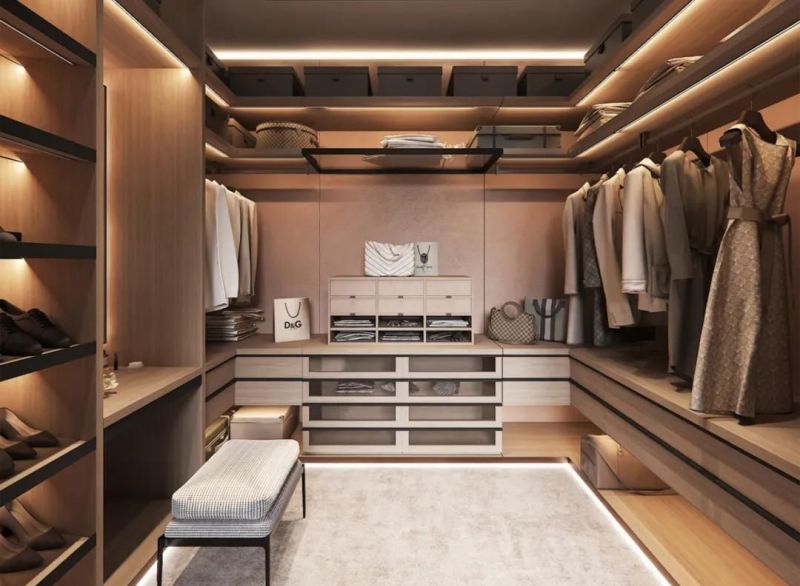 4种高效衣帽间布局,收纳空间轻松翻倍! 4种衣帽间布局,让收纳效率提升200%! - 家居知识