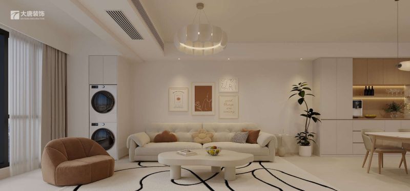 株洲装修设计：125㎡现代风格装修，简而不俗的格调 - 家居知识