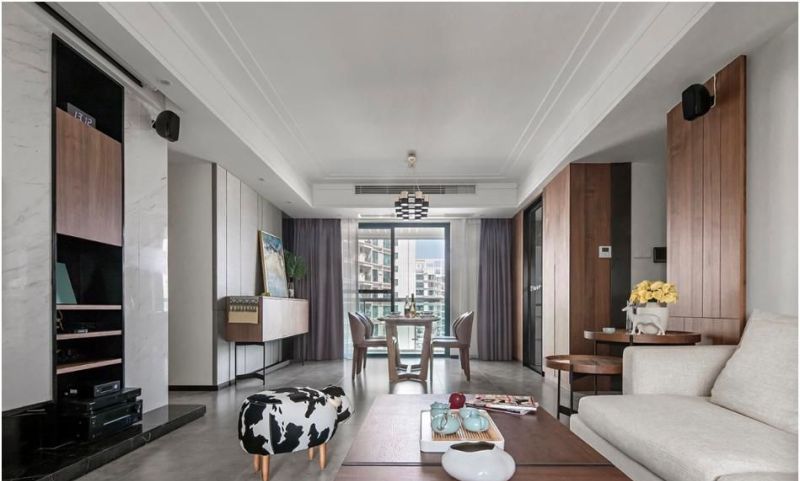 80㎡城市中心现代风住宅：白色基底 + 多彩软装，打造惬意诗意生活 - 家居知识