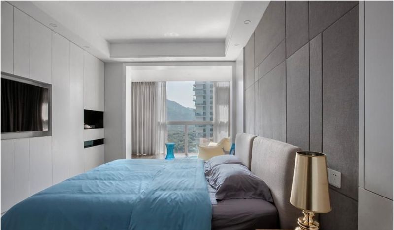 80㎡城市中心现代风住宅：白色基底 + 多彩软装，打造惬意诗意生活 - 家居知识