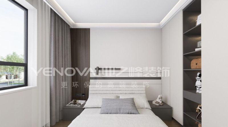 唐山红堡天熙113平方米现代简约风格装修效果案例|业之峰装饰 - 家居知识