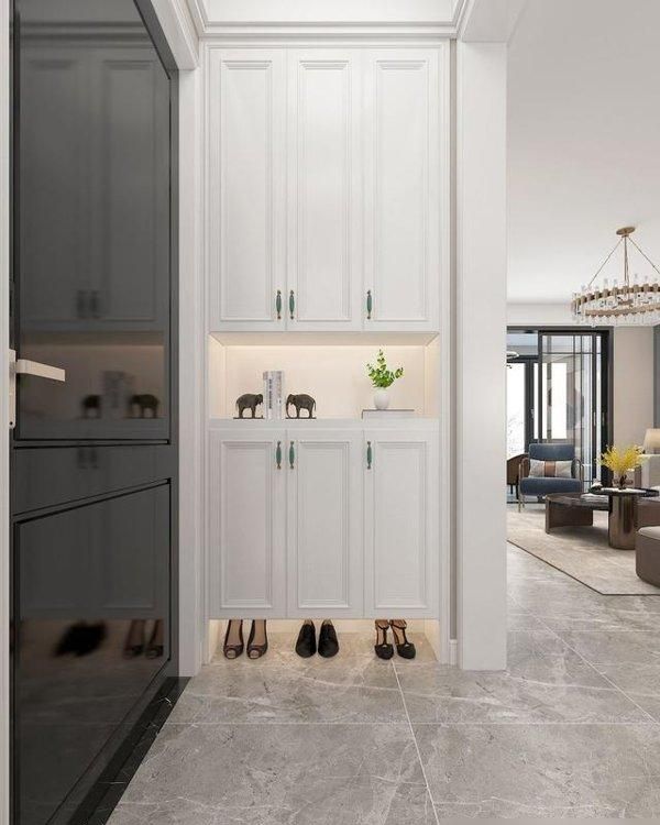 闺蜜的130平米新家，装现代轻奢风格，单一个沙发墙就把我迷住了 - 家居知识