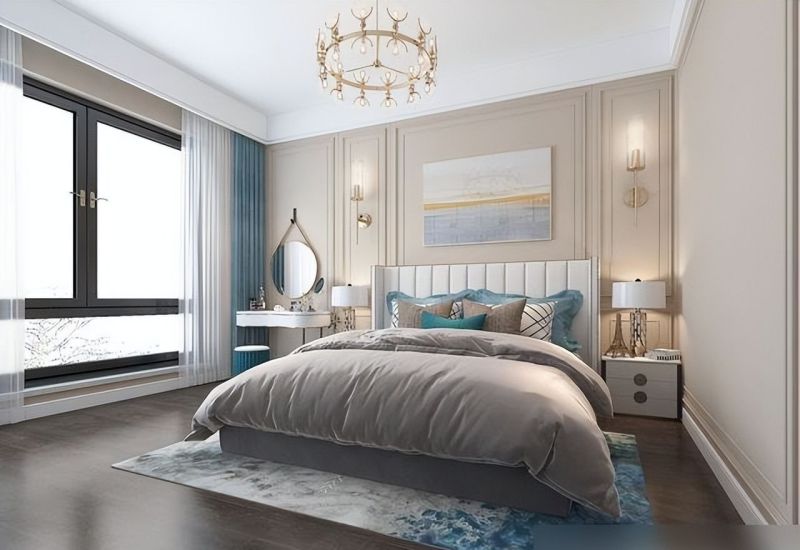 闺蜜的130平米新家，装现代轻奢风格，单一个沙发墙就把我迷住了 - 家居知识