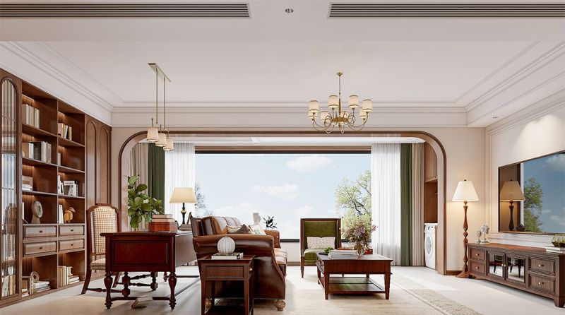 把电影里的家搬到现实，150㎡美式风氛围感太绝了 - 家居知识