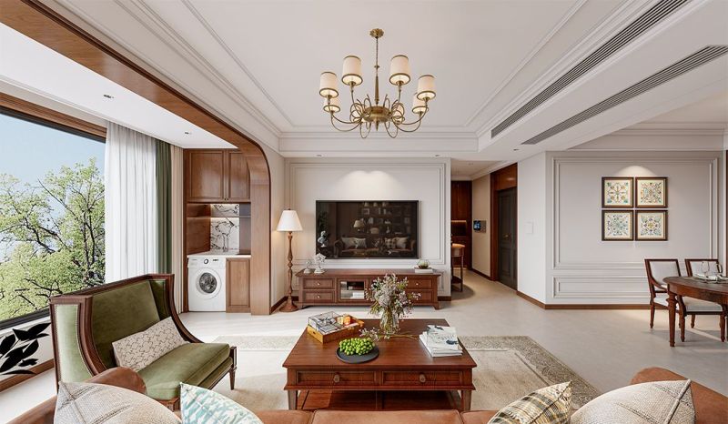 把电影里的家搬到现实，150㎡美式风氛围感太绝了 - 家居知识