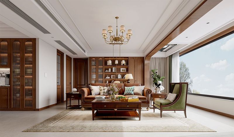 把电影里的家搬到现实，150㎡美式风氛围感太绝了 - 家居知识