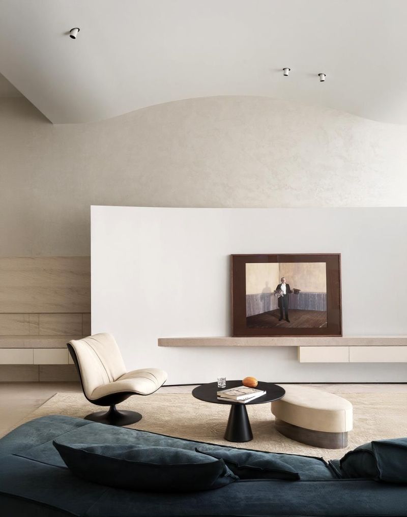 320㎡意式静奢大宅火了！设计师私藏墙面艺术，灵感源自天鹅绒 - 家居知识