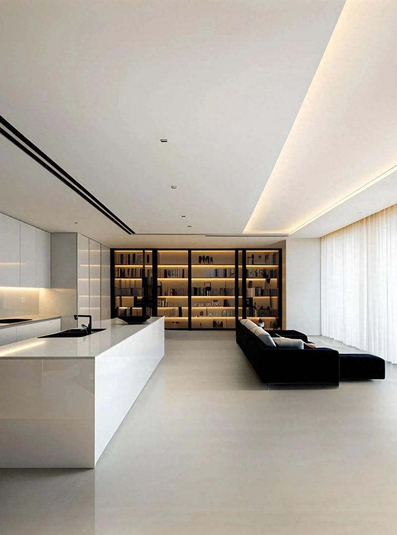 268平意式极简风住宅，弧形衣帽间设计实用又高级