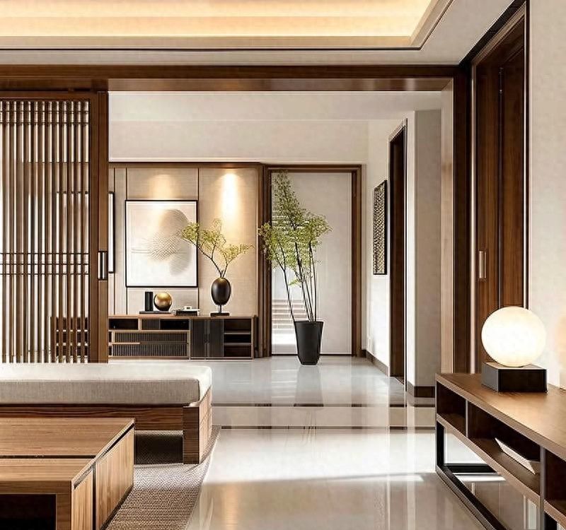 新中式客厅装法走红，简洁耐看获赞有品位