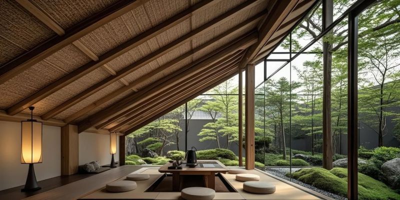 日式风格美图。和风装修以简约、与自然和谐统一为核心 - 家居知识