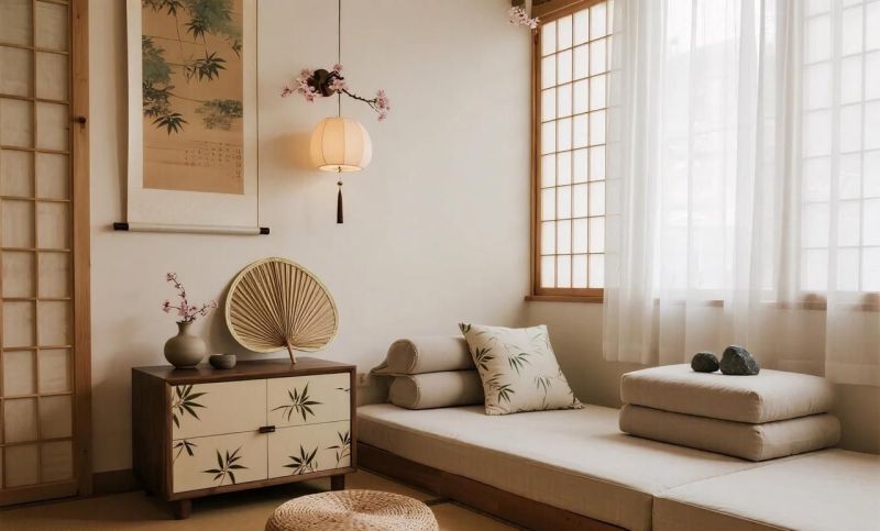 日式风格美图。和风装修以简约、与自然和谐统一为核心 - 家居知识