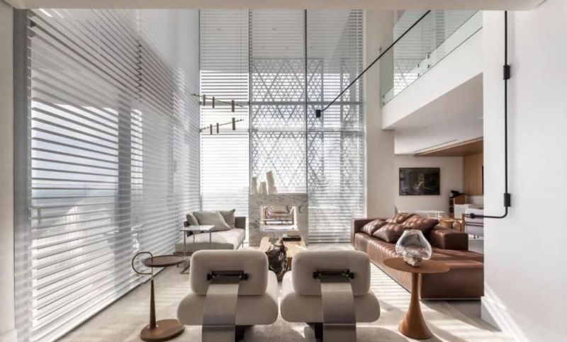 豪华复式装修，现代简约风格，高级有调性，太美了 - 家居知识