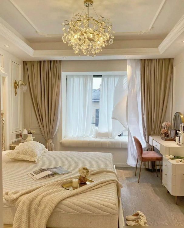 浙江一女子独居135㎡的家火了，法式风格装修，生活得像一位公主 - 家居知识