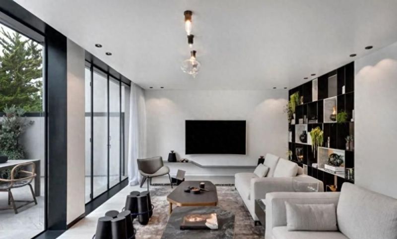 现代轻奢黑白别墅，简约大气的高级感装修