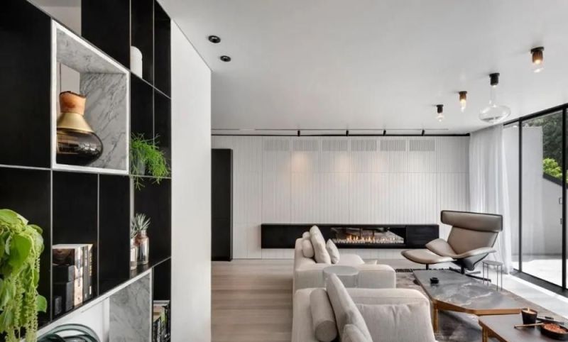 现代轻奢风格别墅，黑白色的装修简单、大气好看，大爱啊！ - 家居知识