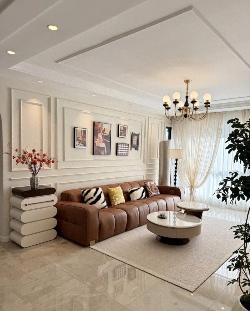 二居室家装新潮流，奶油复古全包圆，告别千篇一律极简风