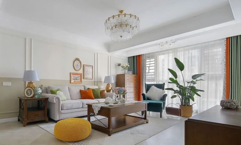 126㎡美式风格家居,慵懒舒适与精致格调的完美融合 126㎡美式风格,舒适慵懒又不失精致! - 家居知识