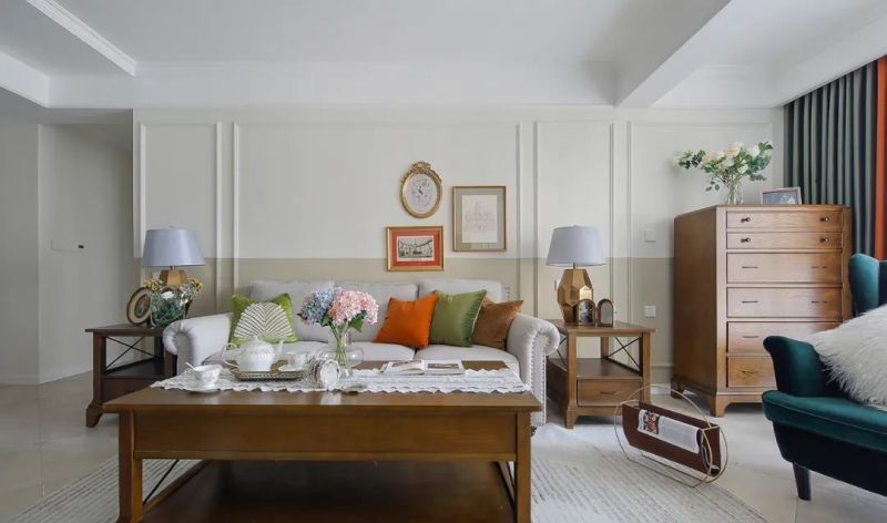 126㎡美式风格家居,慵懒舒适与精致格调的完美融合 126㎡美式风格,舒适慵懒又不失精致! - 家居知识