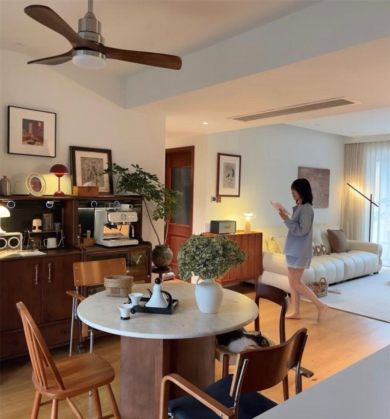 西安姑娘15W装修108㎡，全程不找装修公司，网友：中古审美太高级 - 家居知识