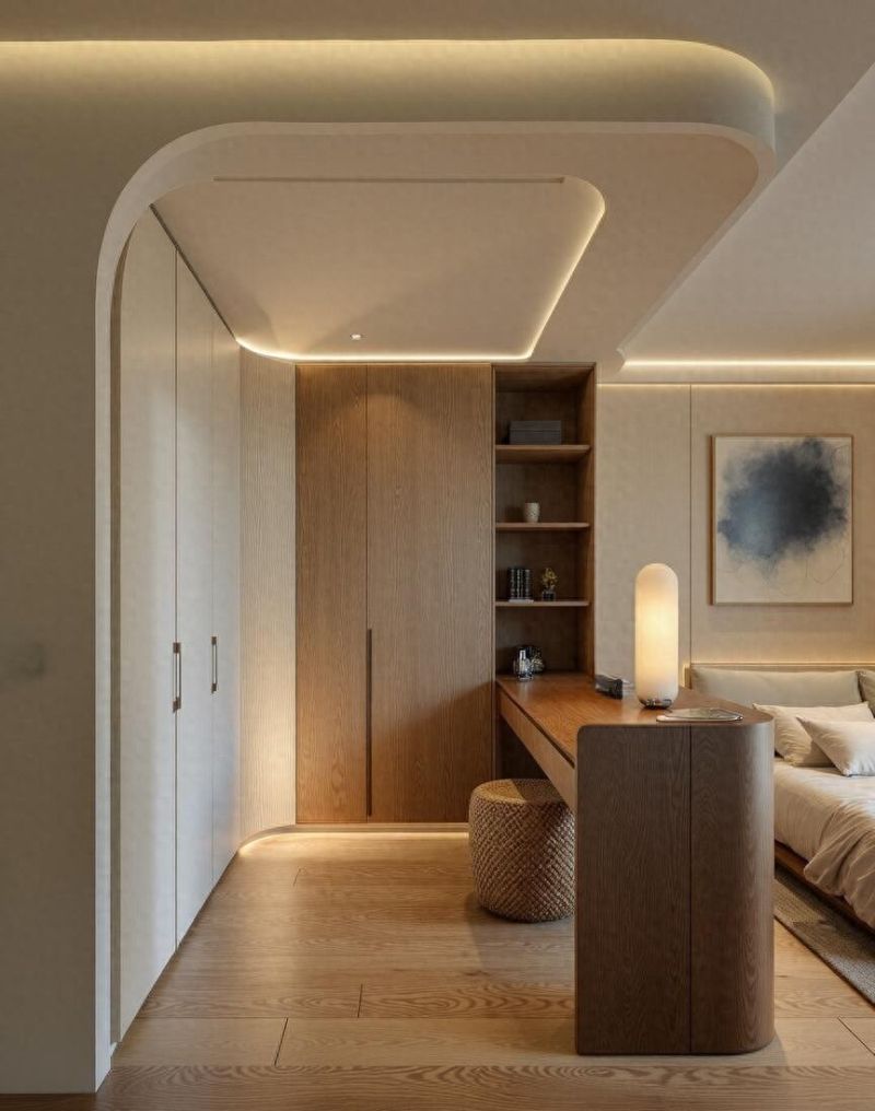 8㎡带个衣帽间，中古风卧室真没让我失望服辣！ - 家居知识