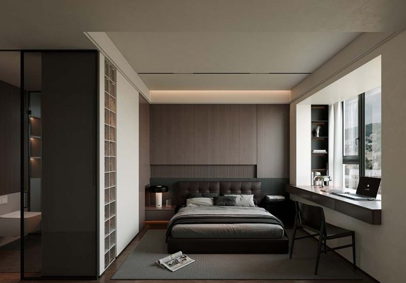 185㎡意式轻奢装修|深灰+棕咖，高级感直接拉满 - 家居知识