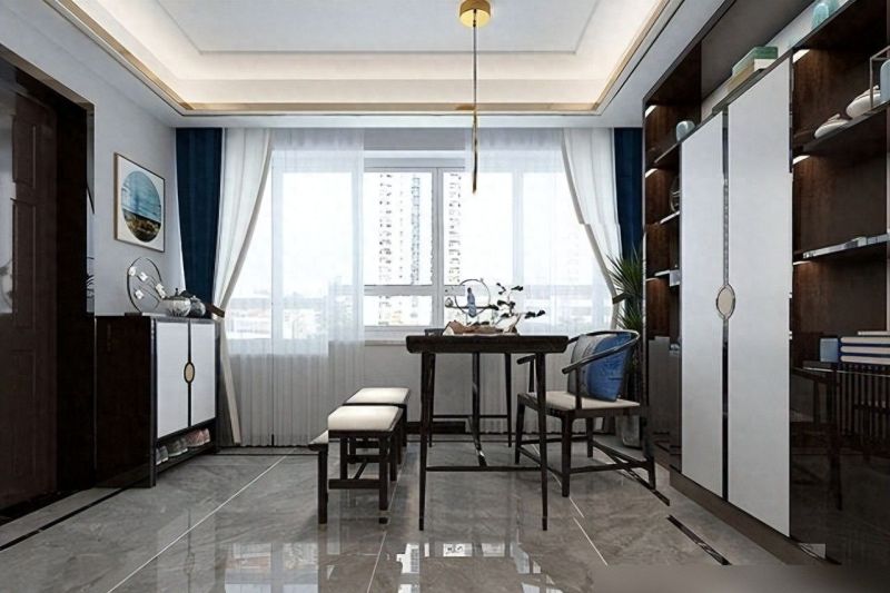 175㎡新中式客厅，大气与韵味的完美融合