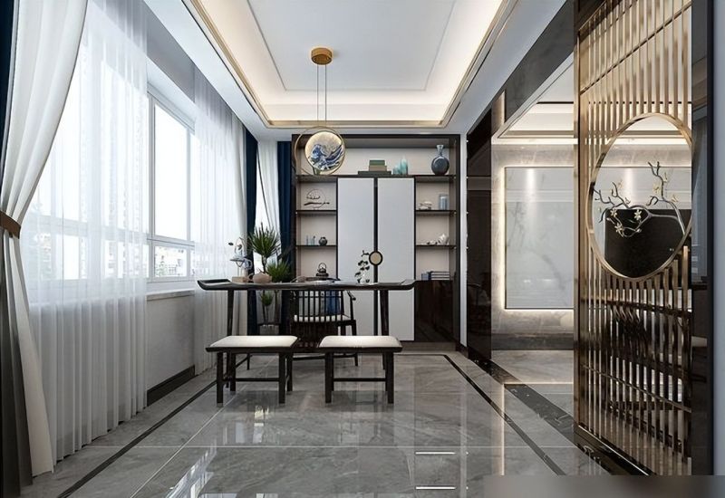 175㎡新中式客厅,大气与韵味的完美融合 175平米的新中式风格,看到客厅后,被深深吸引,大气和韵味并存 - 家居知识