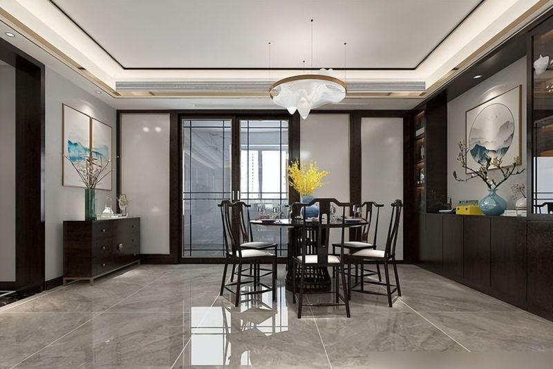 175㎡新中式客厅,大气与韵味的完美融合 175平米的新中式风格,看到客厅后,被深深吸引,大气和韵味并存 - 家居知识