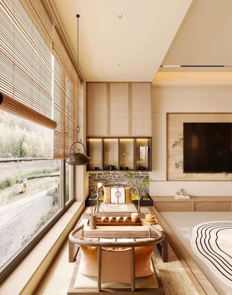 新中式禅意风设计，直接美到心坎里💥 - 家居知识