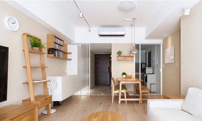 极简日式风装修，不吊顶无背景墙，硬装仅花7万