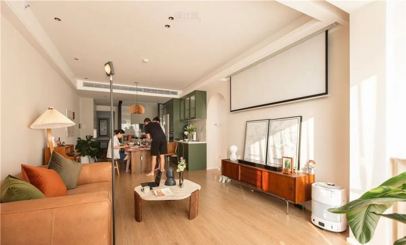 107㎡现代复古风案例：粉咖撞色 + 简洁硬装，装出优雅有层次的家 - 家居知识