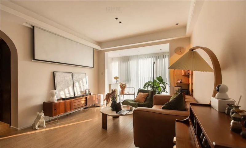 107㎡现代复古风案例：粉咖撞色 + 简洁硬装，装出优雅有层次的家 - 家居知识