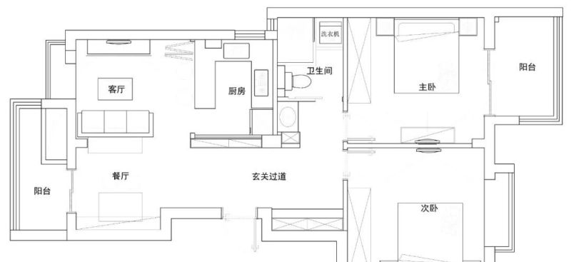 89㎡现代美式：拆墙扩容 + 金属撞色，装出业主心仪的浓郁质感家 - 家居知识