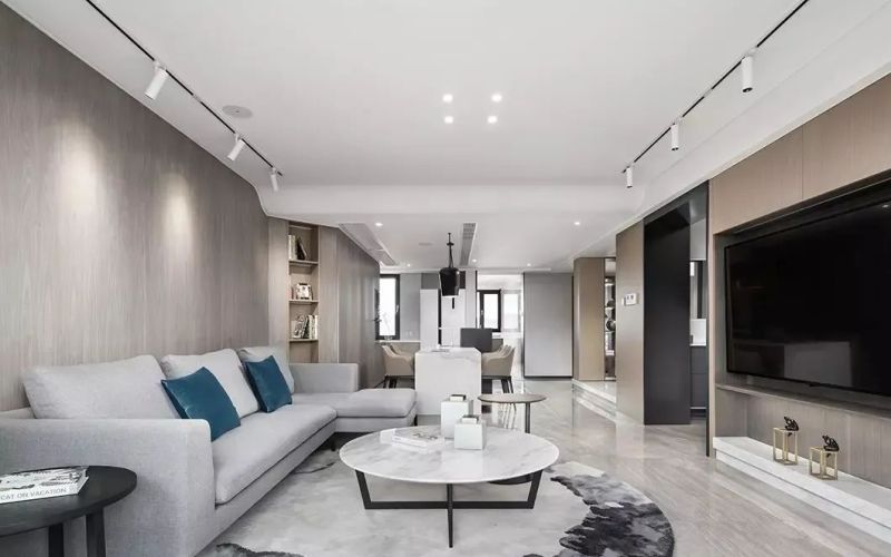 190㎡现代简约复式,白木灰撞色无主灯设计,打造静谧高级感 190㎡现代简约风复式:白木灰撞色 + 无主灯,装出安静优雅的高级感 - 家居知识