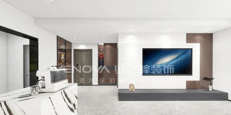 唐山金地御峯130㎡意式简约风装修案例赏析 | 业之峰装饰