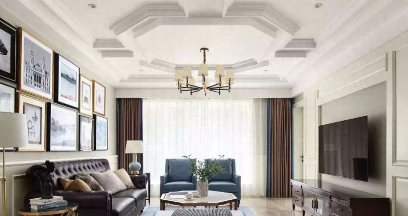 156㎡美式风大户型：奶白主调撞深色家具，装出优雅沉稳的温馨家 - 家居知识