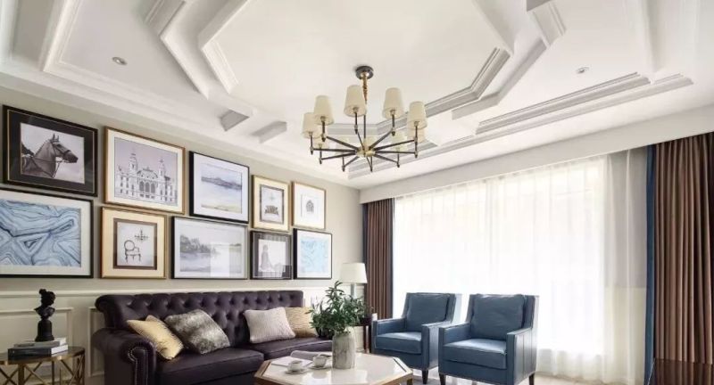 156㎡美式风大户型：奶白主调撞深色家具，装出优雅沉稳的温馨家 - 家居知识