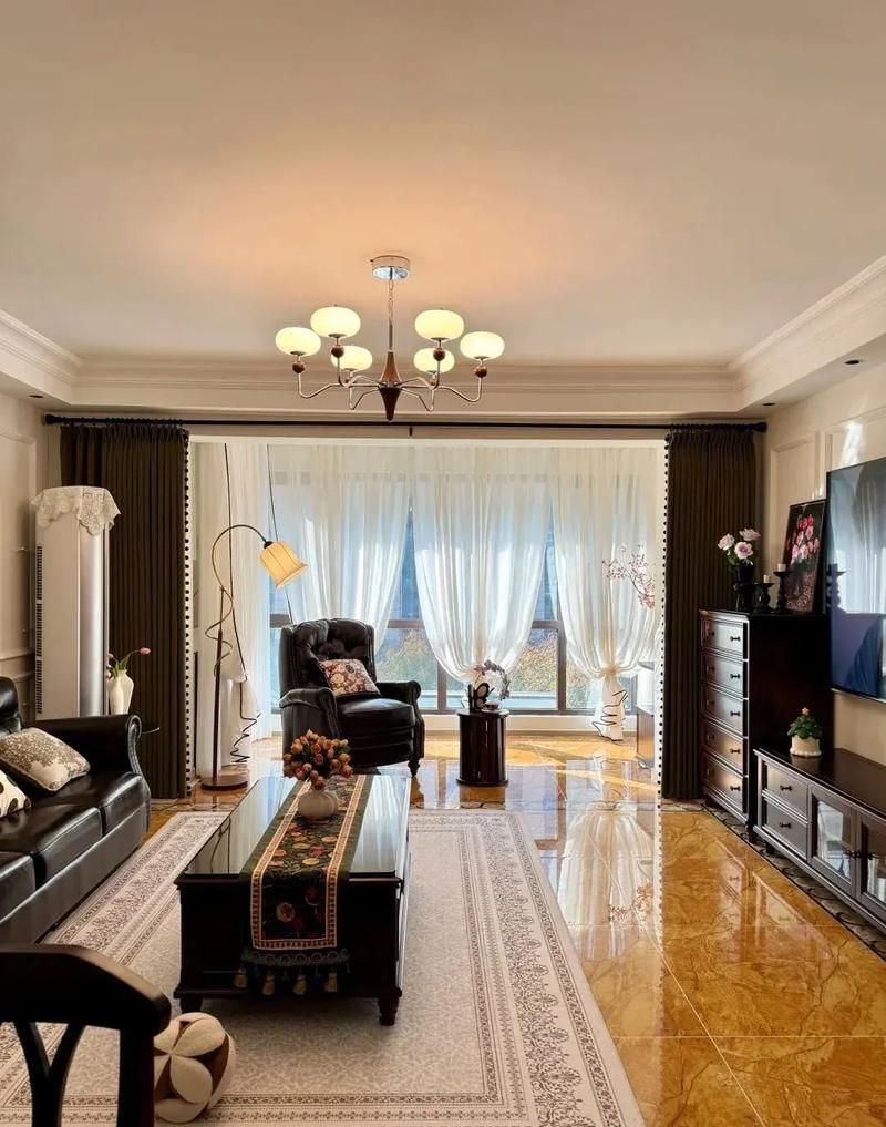 一半美式，一半中古，我妈说这装修像极了我们老家的味道 - 家居知识