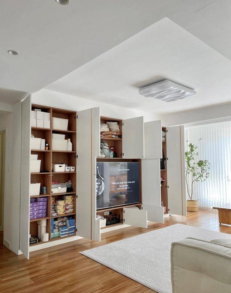 河南发现一户人家，光一个客厅那么高级，把电视柜做的堪比教科书 - 家居知识